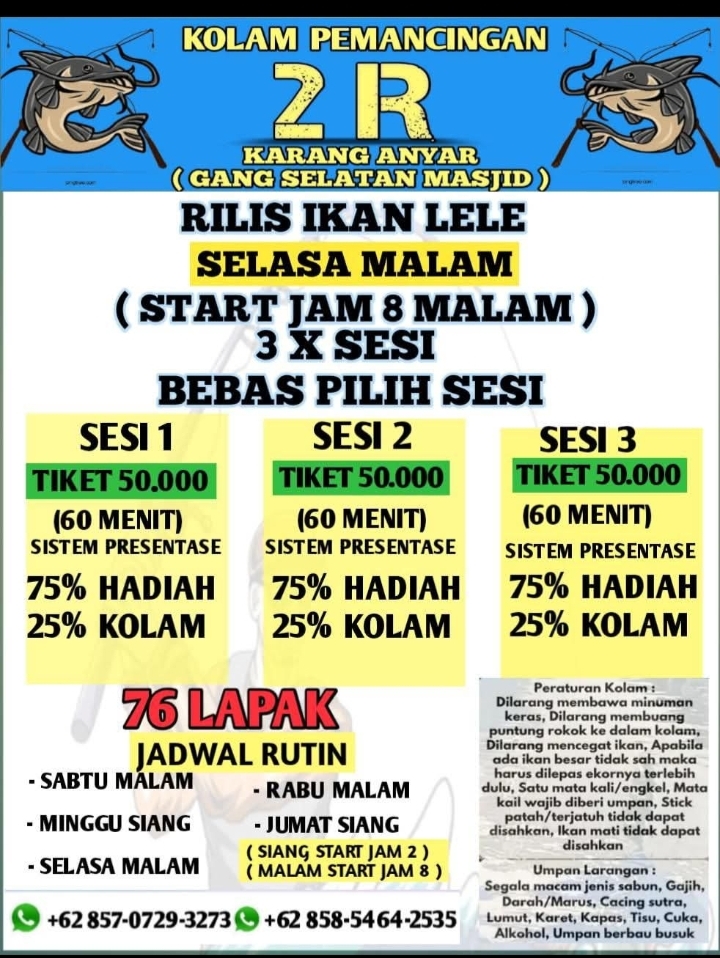 KOLAM PEMANCINGAN 2R (KOLAM PANCING)