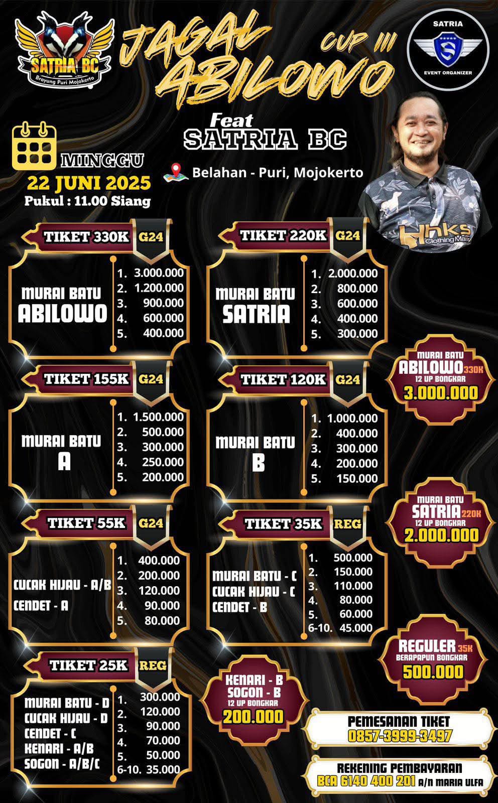Jadwal Latpres  JAGAL ABILAWA CUP III