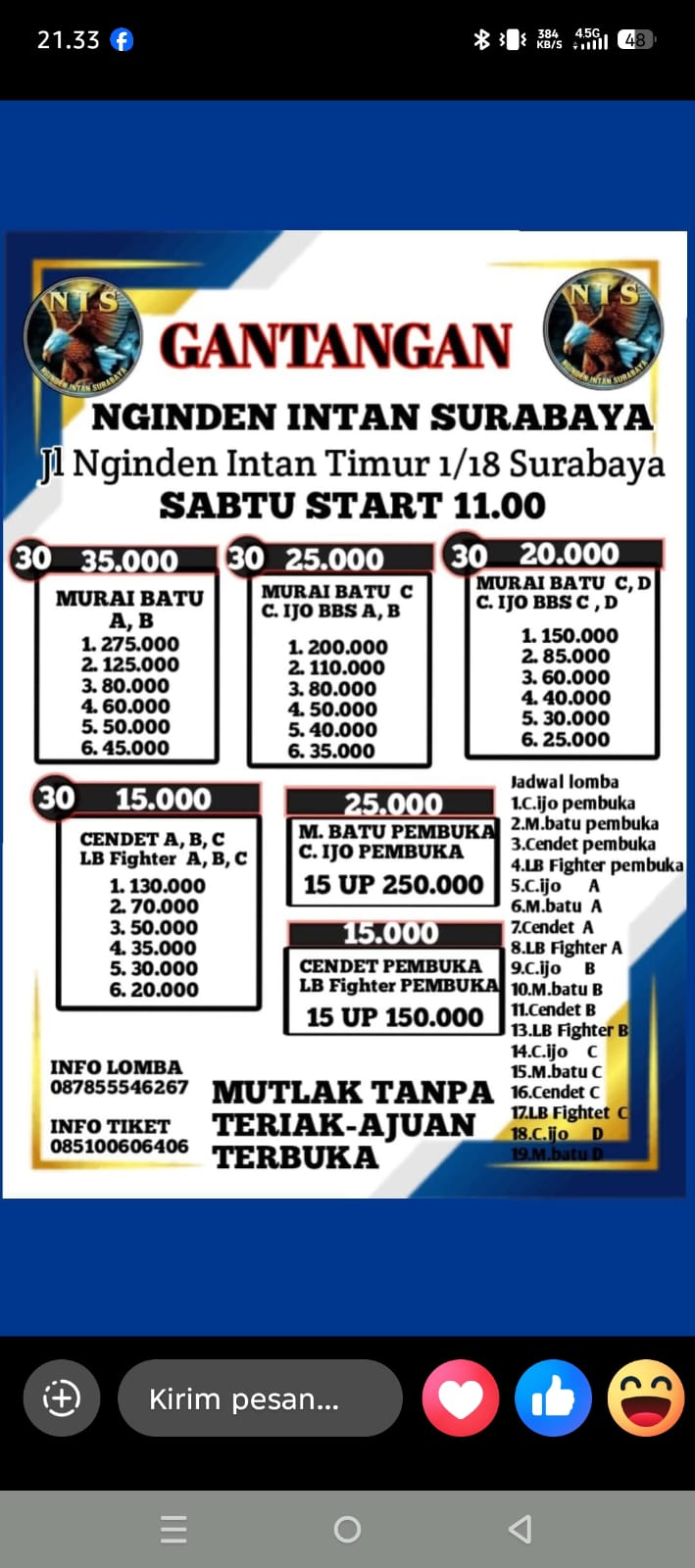 GANTANGAN NGINDEN INTAN (LATBER)