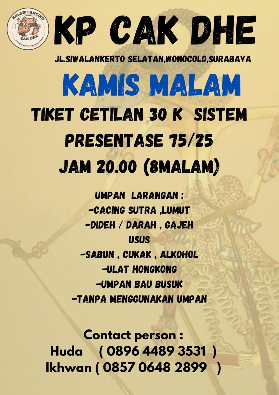 KP CAK DHE  (KOLAM PANCING)